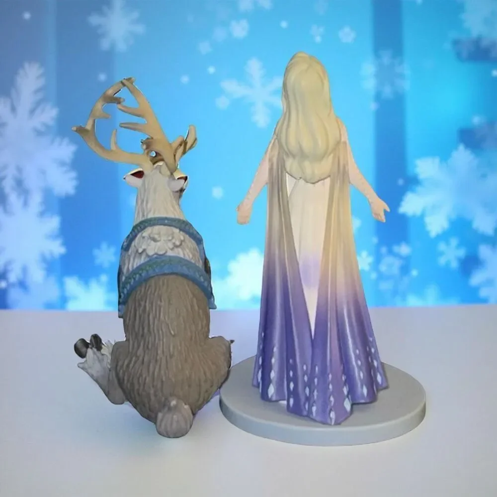 Disney's Frozen 2 Elsa & Sven Cake Toppers Figures 3” A48